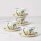 Wildflowers Tea Cup & Saucer - Set of 4