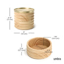 Tesora Wood Storage Box