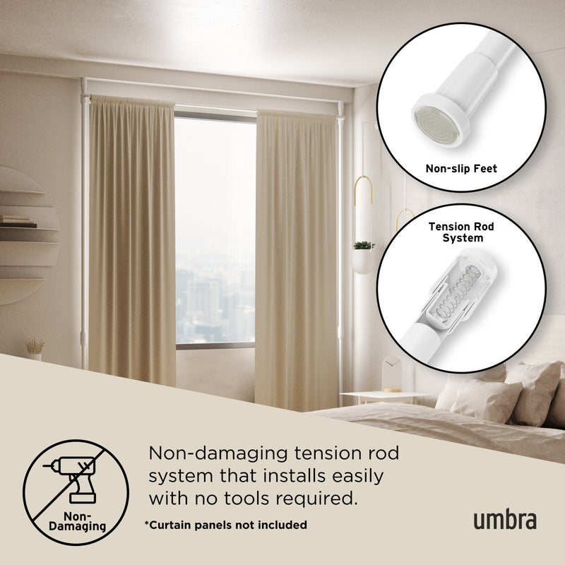 Anywhere Curtain Rod & Room Divider